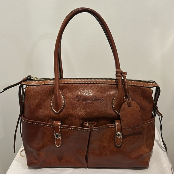 Dooney & Bourke Medium Leather East/West Satchel - Picture 1 of 16